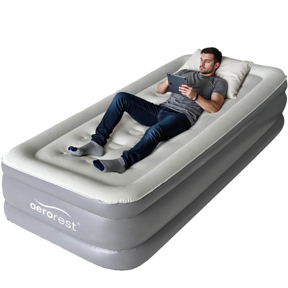 AeroRest Supreme Plush XL Luftbett 1-Person | 210 cm Länge