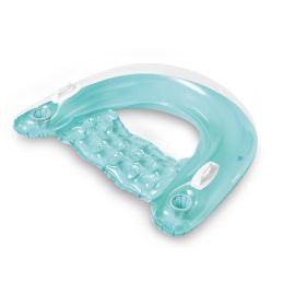 Aufblasbarer Schwimmsitz blau