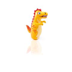 Opblaasbare 3D gele dinosaurus