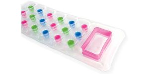 Transparente Strand-Luftmatratzen Pink