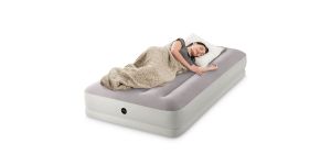 Intex Prestige Mid-Rise | Einzel-Luftbett mit USB-Pumpe