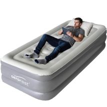 AeroRest Supreme Plush XL Luftbett 1-Person | 210 cm Länge | Mit eingebauter elektrischer Pumpe