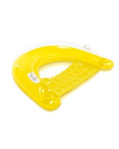 Aufblasbarer schwimmender Sessel Gelb