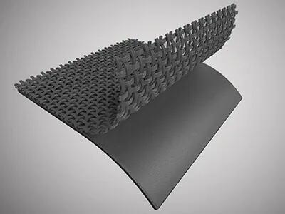 Doppellagiges Material Doppellagiges Material